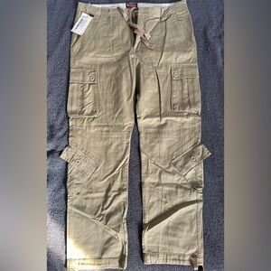 Men khaki Match Cargos